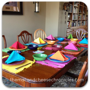 fiestaware table