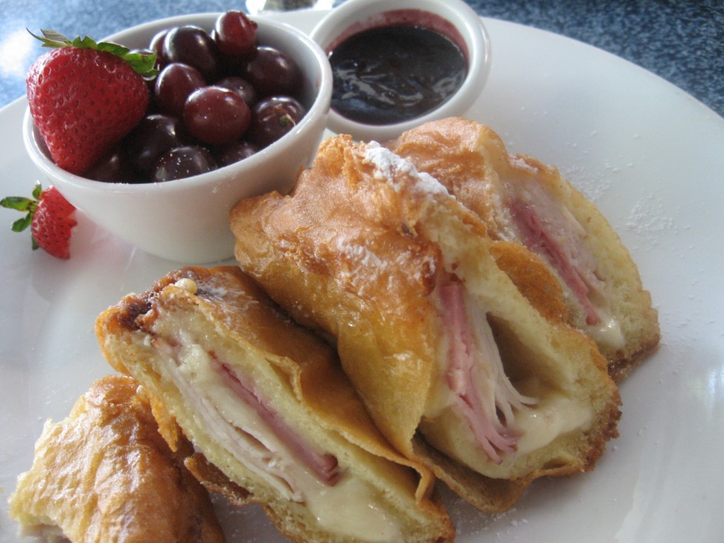 Monte Cristo sandwich at the Blue Bayou